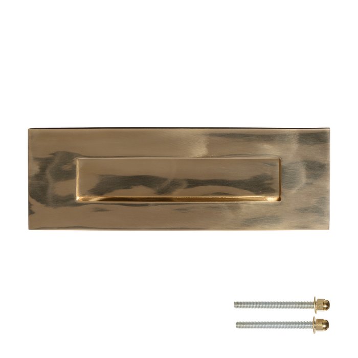 Solid Brass Letter Plate - Plain (VDK-80)