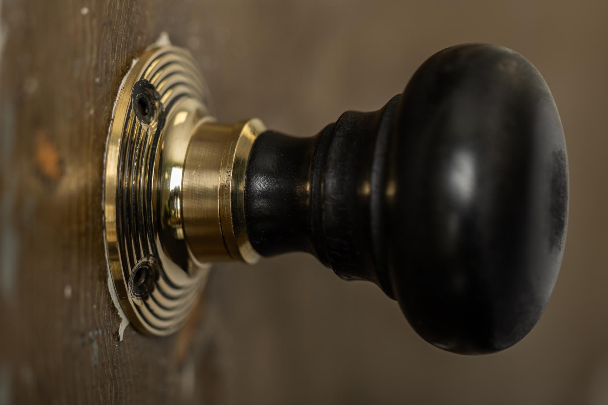 Period ironmongery - door knob