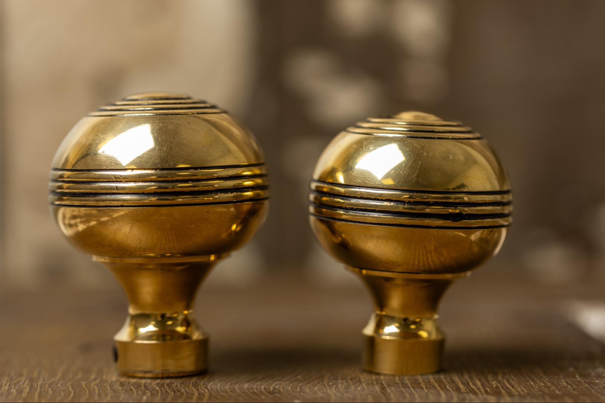 Brass door knobs for period properties