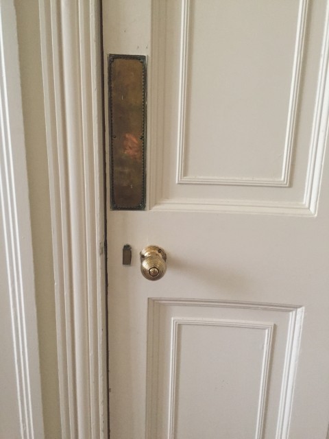 large beehive brass door knobs 3