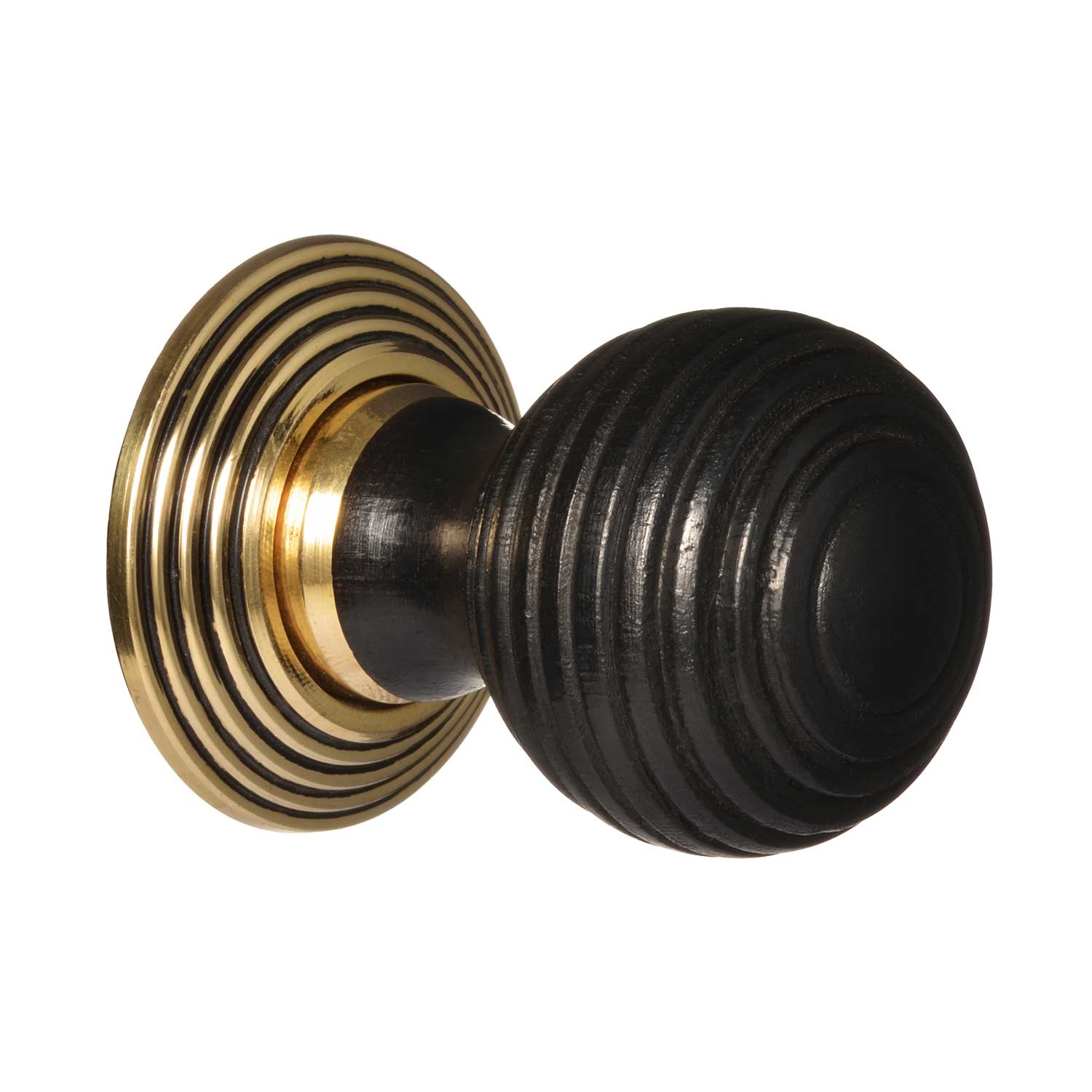 Aged Brass Beehive Cupboard Door knobs