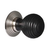 Victorian+Cupboard+Knob+%2D+Ebonised+Beehive+%2D+Nickel+%28single%29 (VDK-44)